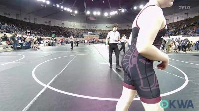 130 lbs Round Of 16 - Wyatt Walker, Jenks Trojan Wrestling Club vs Austin Robinett, Little Axe Takedown Club