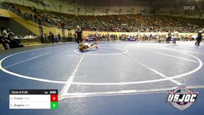 80 lbs Consi Of 8 #2 - Liam Fraser, Texas Select Wrestling Club vs Luke Rogers, West Texas Grapplers