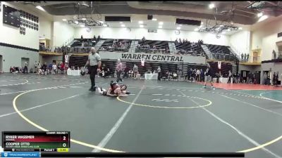 77 lbs Champ. Round 1 - Ryker Wassmer, Indiana vs Cooper Otto, Silver Creek Wrestling Club