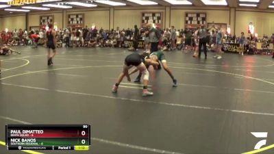 90 lbs Semis & 1st Wrestleback (8 Team) - Paul DiMatteo, Death Squad vs Nick Banos, Southern Regional