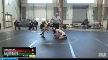 130 lbs Round 2 (6 Team) - Caden Shearer, Junior Terps Xpress vs Zane Leitzel, Warhawks Black