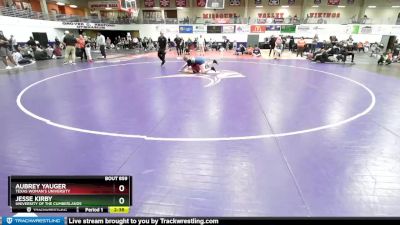 191 lbs Cons. Round 7 - Jesse Kirby, University Of The Cumberlands vs Aubrey Yauger, Texas Woman`s University