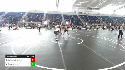 215 lbs Quarterfinal - Brian Valdespino, Team Bozo vs Anthony Chavez, Boulder City Wrestling