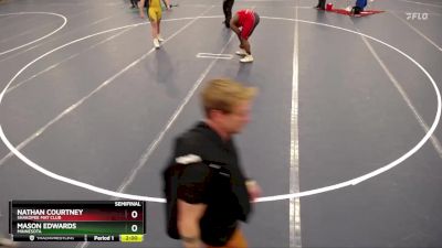 285 lbs Semifinal - Mason Edwards, Minnesota vs Nathan Courtney, Shakopee Mat Club