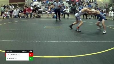 125 lbs Round 1 - Kyler Castetter, Falcon Wrestling Club vs Grant Rollins, Dundee MI