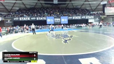 3A 195 lbs Champ. Round 2 - Braeden Harvey, Mead vs Austin Baalman, Snohomish