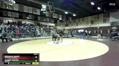 175 lbs Champ. Round 3 - Keshaun White, Centennial (Corona) vs Saheim Macias, Central