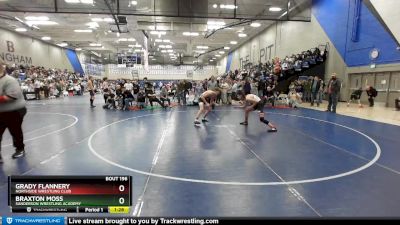 125 lbs Cons. Round 1 - Grady Flannery, Northside Wrestling Club vs Braxton Moss, Sanderson Wrestling Academy