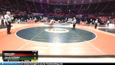 1A 160 lbs Champ. Round 1 - Collin Altensey, Port Byron (Riverdale) vs Brian Seed, Lawrenceville