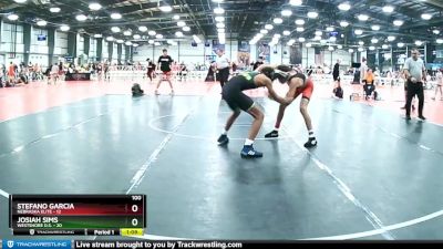 100 lbs Rd# 10- 4:00pm Saturday Final Pool - Josiah Sims, Westshore D.S. vs Stefano Garcia, Nebraska Elite