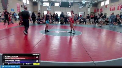 106 lbs Round 2 - Ali Svancara, Southern Idaho Wrestling Club vs Shannon Jones, Skyline Wrestling Club