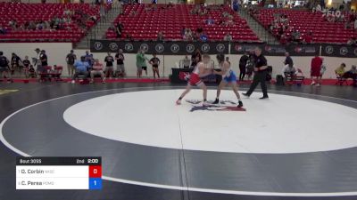 38 kg Cons 4 - Daniel Corbin, Wisconsin vs Charlie Perea, Pomona Elite (PWCC)