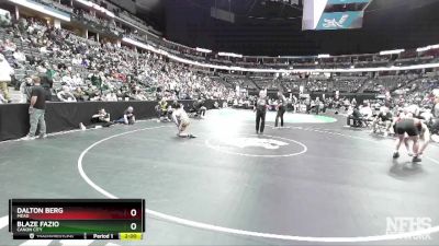 190-4A Quarterfinal - Blaze Fazio, Canon City vs Dalton Berg, Mead