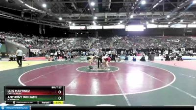 4A 132 lbs Quarterfinal - Anthony Williams, Bonneville vs LUIS MARTINEZ, Canyon Ridge