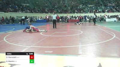 100 lbs Consi Of 32 #2 - Owen Ramsdell, Saint's Wrestling Club vs Gage Mankin, Cascia Hall