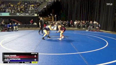 155 lbs Champ. Round 1 - Paige Maher, Simon Fraser University vs Alex Hofrichter, Dubuque