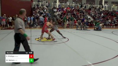 157 lbs Quarterfinal - Pearce Phillips, Providence Day School vs Marrion Nelson, Lake Highland Prep