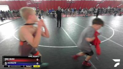 100 lbs Cons. Round 2 - Eric Bush, IL vs Eli Schultz, MN