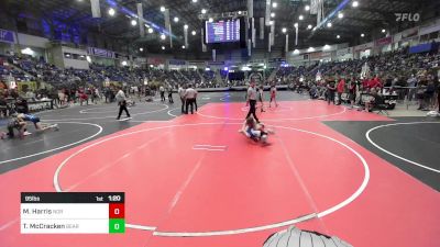 95 lbs Quarterfinal - Mace Harris, Norwood Mavericks vs Tyler McCracken, Bear Cave