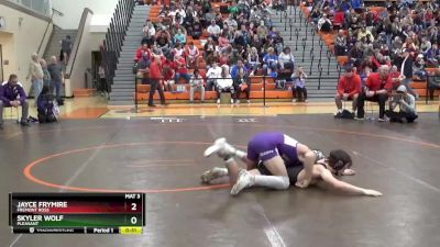 138 lbs Cons. Round 4 - Jayce Frymire, Fremont Ross vs Skyler Wolf, Pleasant