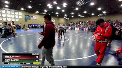 152 lbs Cons. Round 2 - Aidan Gagarin, Marina vs Brock Williams, Paso Robles