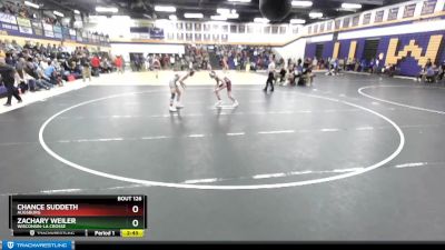 133 lbs Quarterfinal - Zachary Weiler, Wisconsin-La Crosse vs Chance Suddeth, Augsburg