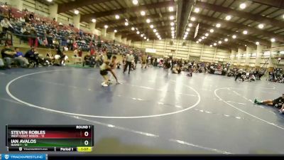 110 lbs Round 1 (4 Team) - Ian Avalos, Idaho 1 vs STEVEN ROBLES, West Coast Riders