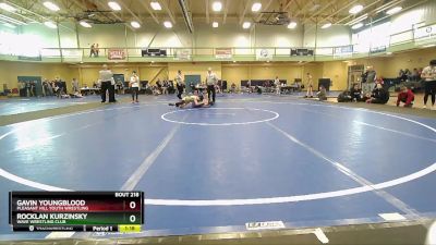 90 lbs 1st Place Match - Gavin Youngblood, Pleasant Hill Youth Wrestling vs Rocklan Kurzinsky, Wave Wrestling Club