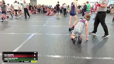 100 lbs Round 4 (6 Team) - Eli Rozier, Elite Misfits vs Easton Balma, Xtreme Team