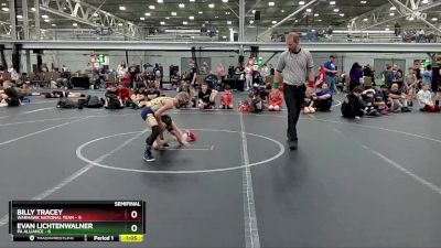 64 lbs Semis (4 Team) - Evan Lichtenwalner, PA Alliance vs Billy Tracey, Warhawk National Team