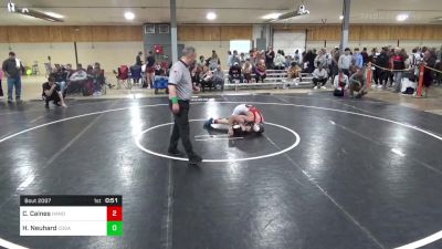 I 115 lbs Final - Cj Caines, Hanover Twp. vs Hunter Neuhard, Cogan Station