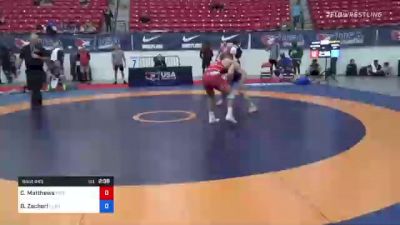 65 kg Consi Of 8 #2 - Cole Matthews, Pittsburgh Wrestling Club vs Brock Zacherl, Clarion RTC