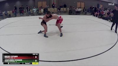 116 lbs Round 7 (8 Team) - Brody Pitner, Nebraska Red vs Xzephren Donner, Kansas Rattlers