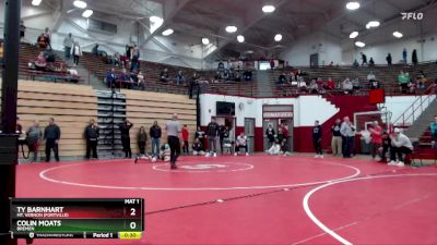 113 lbs Cons. Round 7 - Colin Moats, Bremen vs Ty Barnhart, Mt. Vernon (Fortville)