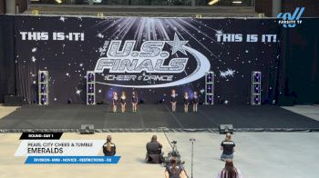 Pearl City Cheer & Tumble - Emeralds [2024 L1 Mini - Novice - Restrictions - D2 Day 1] 2024 The U.S. Finals: Des Moines