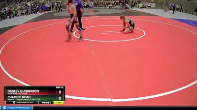 101 lbs Semifinal - Charlee Noah, North Country Wrestling Club vs Hadley Gunderson, Hi Desert Mat Club