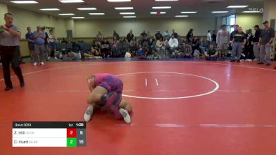 132 lbs Rr Rnd 2 - Zach Hill, CRWC HS vs Cyrus Hurd, Ragin Raisins Catawba HS