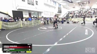 126 lbs Semifinal - Joshua Requena, Camarillo vs Dane Curran, Costa Mesa