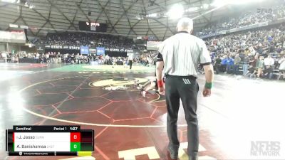 4A 106 lbs Semifinal - Jayden Jasso, Sunnyside vs Ahmad Banishamsa, Lake Stevens