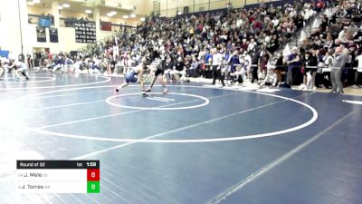 127 lbs Round Of 32 - Jason Mele, Delaware Valley vs Jason Torres, Malvern Prep