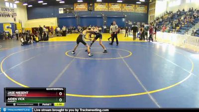 120 White Quarterfinal - JASE NIESENT, Cypress Creek H S vs Aiden Vick, Hagerty