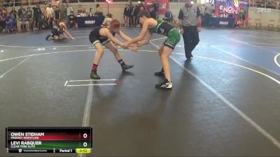 110 lbs Round 4 - Levi Rabquer, Clear Fork Elite vs Owen Stidham, Prodigy Wrestling