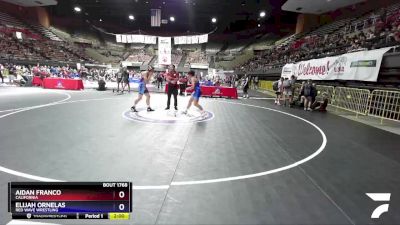 149 lbs Quarterfinal - Aidan Franco, California vs Elijah Ornelas, Red Wave Wrestling