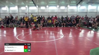 110 lbs Pools - Hayden Piovarchy, Rogue W.C. (OH) vs Beau Weinkauf, BAM Training Center