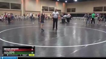 140 lbs Finals (2 Team) - Bryson Breeden, Tennessee Blue vs Luca Comas, Tennessee Red