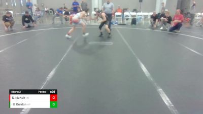 92-96 lbs Round 2 - Brycen Gordon, Hanover Hawkeye vs Sully McNair, Rebellion