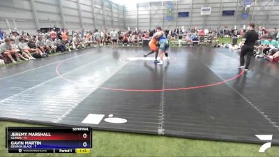 285 lbs Semis & 3rd Wb (16 Team) - Jeremy Marshall, Illinois vs Gavin Martin, Georgia BLACK