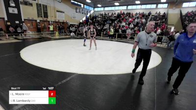 132 lbs Round Of 16 - Leo Moore, Ridgefield vs Ryan Lombardy, Darien