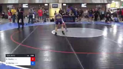 41 kg Cons Semis - Elijah Bushy, Ohio vs Chance Shirley, COBRA ALL-STARS / Cobra Wrestling Systems LLC