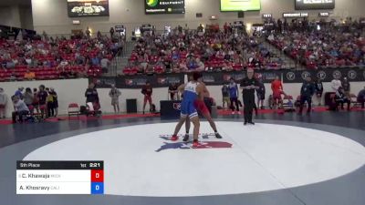 82 kg 5th Place - Codei Khawaja, Michigan vs Arian Khosravy, California